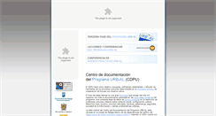 Desktop Screenshot of centrourbal.com